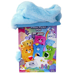 Happy Nappers: Care Bears 26" Pillow Pocket Pal - Bedtime Bear - Plush Character Pillow Case, Animal Cover w/Weighted Paws, Soft Huggable Companion, Kids