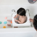 Regalo Baby Basics™ Bath Seat, Award Winning Brand, Provides Support and Balance for Sit-Up Bathing, Includes Strong and Secure Suction Cup System, Drain Holes for Easy Clean Up, 0560 DS, White