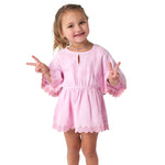 Gerber Baby Girls Toddler Kaftan Swimwear Cover Up, Light Pink, 2T US