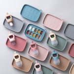 SAMiGO Baby Food Fruit Feeder and Breastmilk Popsicle Mold Set, Silicone Fruit Teether, Food Feeder Pacifier for Teething Relief, Freezer Tray, Baby Feeding Essentials, 4 Months+