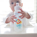 Dr. Brown's Milestones Narrow Sippy Bottle, 100% Silicone Soft Sippy Spout, 8oz/250mL, Lion, 6m+