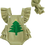 YINGISFITM My First St Patricks Day Baby Girl Outfit Newborn Overalls Lucky Charm Bubble Romper Irish Clover Infant Clothes