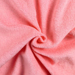 RuffleButts Girls Terry Knit Full-Zip Swim Cover-Up - Fashion Swimwear Cover-Up Dress Bubblegum Pink