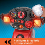 Fisher-Price Harley Davidson Toddler Tricycle Ride-On Preschool Toy, Lights & Sounds Trike with Adjustable Seat (Amazon Exclusive)