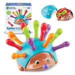 Learning Resources Spike The Fine Motor Hedgehog - Toddler Montessori Toys, Stacking Shape, Gifts For Boys And Girls, Sorting And Matching Skill Activities, Educational Games, Kindergarten