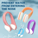 Baypify 4-Pack Nose Clip for Swimming,Soft Silicone for Adults & Kids