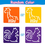3sscha 22Pcs Alphabet Tracing Stencil Set for Kids Drawing Stencils with Color Highlighter Letters Numbers and Cute Animal Pattern Paint Boards Learn Art Craft Classroom Rewards Birthday Gift