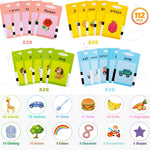 Talking Flash Cards with 224 Sight Words, Montessori Educational Learning Interactive Toddler Toys, Speech Therapy and Autism Sensory Toys, Blue