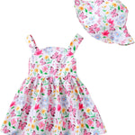 Newborn Infant Baby Girl Dress Toddler Girl Clothes Halter Backless Sleeveless Flower Sundress Summer Dresses for Girl
