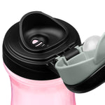 Chicco My Tumbler Toddler Sippy Cup for 2+ Years, 12oz Spill-Proof when Closed Water Bottle with Free-Flow Spout, Flip-Up Carry Handle, Easy Grip, BPA Free, Pink