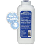 HealthWise Corn Starch Baby Powder | Aloe + Vitamin E | Talc Free | Paraben & Phthalate Free | Absorbs Moisture | 15 oz (425g)