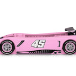Delta Children Sport Race Car Twin Bed, Pink