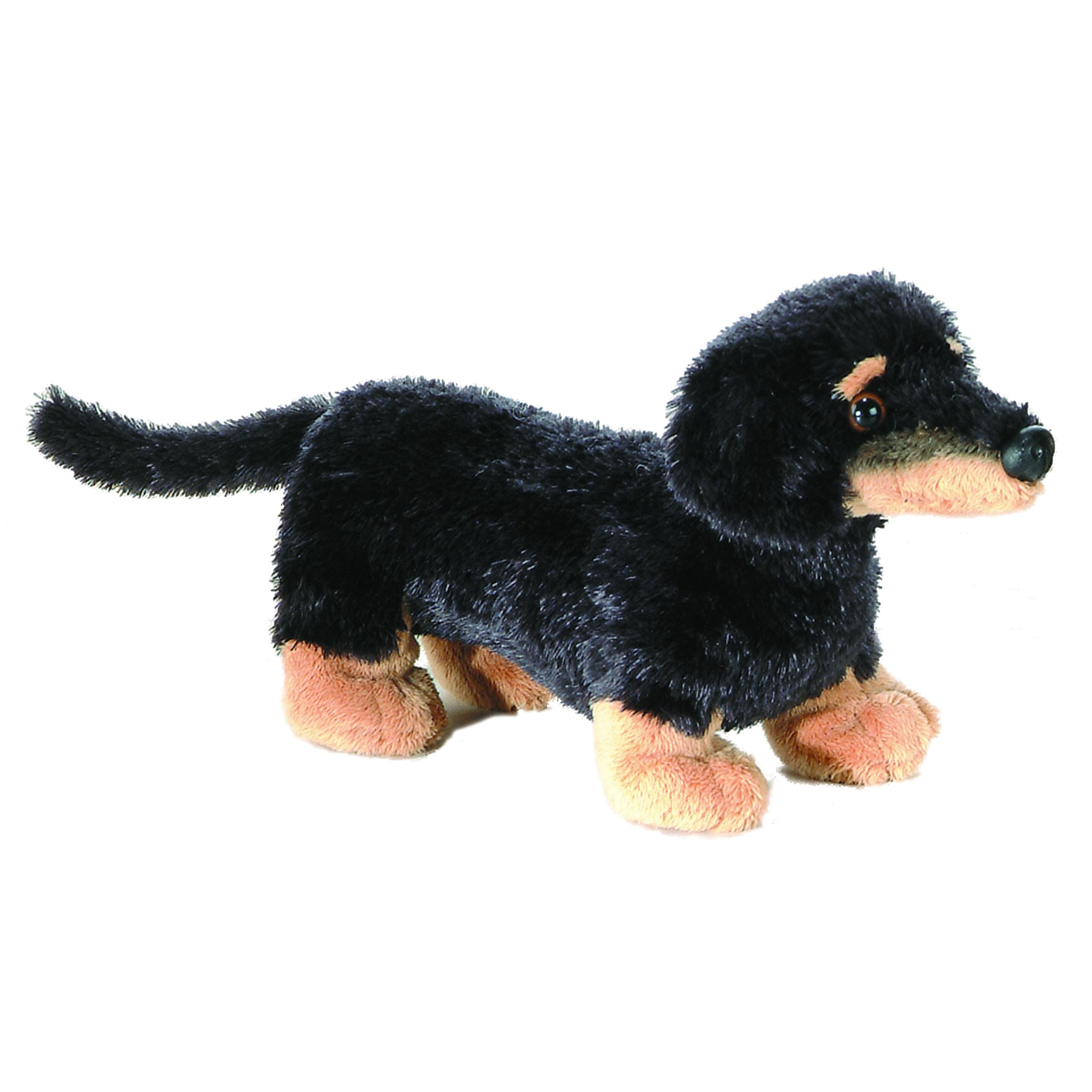 Aurora® Adorable Flopsie™ Dutch Rabbit Stuffed Animal - Playful Ease - Timeless Companions - Black 12 Inches