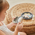 PlanToys® Wooden Pretend Play Seafood Platter Food Toy for Kids | Includes Fish, Prawn, Oyster, Knives & More | Montessori Role Play Kitchen Toy for Imaginative Learning