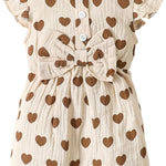 Mioglrie Newborn Baby Girl Clothes One Piece Jumpsuits Clothes Short Sleeve Rompers Summer Clothes for Baby
