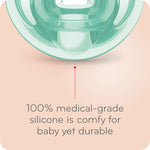 NUK Comfy Orthodontic Pacifiers, 0-6 Months, 3 count (Pack of 1)
