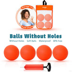 Bath Toys – Bathtub Basketball Hoop for Toddlers, Kids, Boys and Girls | 4 No-Hole Balls & Strong Suction Cups | Fun Basketball Bath Toy for Toddlers