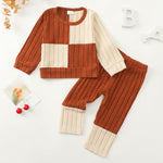 Baby Girl Outfits Infant Clothes Brown Long Sleeve Shirt Cute Tops Sweatpants Casual Pants 2 Piece Set 6 9 12 Month Baby Clothes Kids Girl Clothing