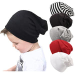 DRESHOW BQUBO 5 Pack Unisex Baby Hats for Kids Cotton Skull Caps Soft Cute Knit Cap Baby Toddler Beanie for 3 Months - 6 Years