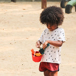 PlanToys® Sand Play Set Wooden Montessori Outdoor Sensory and Fine Motor Toy | Creative, Tactile and Imaginative Beach Learning Activity | Eco Friendly Sand Tools for Open Ended Play