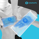 ICEWRAPS Reusable Multipurpose Gel Ice Packs in 4 Sizes - Hot Cold Pack for Kids Injuries, First Aid, Sport Injuries, Breastfeeding, Wisdom Teeth, Muscle and Joint Pain Relief - 7 Pack