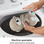 Fisher-Price Baby Toy Soothe 'n Snuggle Otter Portable Plush Sound Machine with Music Lights & Breathing Motion for Newborns 0+ Months