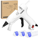 COMTO Hot Glue Gun Kit with 30 Sticks, 20W Fast Preheating Mini Hot Glue Gun and Sticks Set for School Crafts DIY Arts and Quick Home Repairs, White