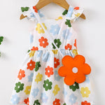 Mioglrie Baby Girl Clothes Newborn Dress Summer Toddler Girls' Clothing Casual Sundress with Cute Bag Infant Outfits