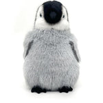 Realistic Baby Penguin Stuffed Animal 10" - Flapping-Wing Penguin Plush Interactive Toy for Kids (Squeeze Belly to Play)
