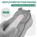 XFaa Rootling Baby Feeding Pillow, Anti Overflow Feeding Pillow for Reducing Spit-Up, Safety Nursing Pillow, Baby Lounger Reflux Wedge Breastfeeding, Removable top and Bottom