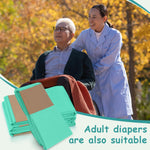 Refill Diaper Pail Bags - 3 Pack for 1650 Diapers, Talcum Powder Scent, Compatible with DEKOR Classic Trash Can, Extra Thick for Leak Protection