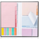 Mr. Pen- Sticky Notes Set, 410 Pack, Ruled, Dotted & Blank Notes with 150 Index Tabs, Divider Sticky Pads for Bible Study, Office, School, Planning, Journaling & Organization