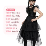 Spooktacular Creations Kids Black Family Costume, Halloween Costume Set for Girls, Dark Vintage Prom Dress