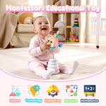 OSIMILY Montessori Toys 1 Year Old,Toys for 1 Year Old Girl, Busy Cube Toddler Girl Toys, Travel Sensory Toys for Toddlers 1-3, Toys for Girls to Learn Fine Motor Skills, Birthday Gifts for Girls