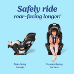 Graco Extend2Fit Convertible Baby Car Seat, Rear and Forward Facing, Adjustable Extension Panel for Extra Legroom, Spire
