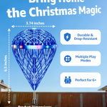 wow97e Flying Orb Ball Toy for Kids, Hand Controlled Hover Flying Ball with LED Lights, Indoor Outdoor Interactive Toy for Boys Girls, Rechargeable Motion Sensor Flying Toy Gift
