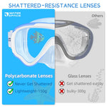 Water Space 2 Packs Kids Swimming Goggles Swim Googles for Kids Toddler Girls Boys Youth 6-14 4-7 3-6, Swimming Goggles with Nose Cover Anti Fog 180°Clear Snorkel Mask No Leak Pool Underwater Goggles