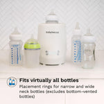 Baby Brezza AirSwirl Waterless Baby Bottle Warmer - Hospital-Grade Safe Warming for Breastmilk + Formula - No Hot Spots, No Water - Works with Nearly All Bottles