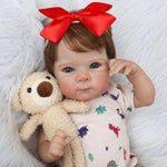 Lifelike Reborn Baby Dolls - 20 Inch Newborn Baby Doll with Realistic Veins, Handmade Reborn Doll with Weighted Soft Cloth Body, Real Life Baby Dolls Girl Gift for Kids Age 3+