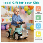Costzon Ride On Push Car for Toddlers, Classic Kids Ride On Car Foot-to-Floor Sliding Car with Steering Wheel, Horn & Under Seat Storage, Ride On Toy for Boys Girls 18-36 Months (Green)