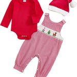 My First Valentines Baby Boy Outfit Lover Boy Long Sleeve Romper Pants Hat Newborn Infant Onesie Clothes Outfits