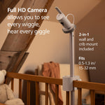 Philips Avent Premium Connected Baby Monitor, Smart Baby Monitor with App, 1080p Camera, SenseIQ Sleep & Breathing Motion Tracking, Cry Detection & Translation, Two-Way Audio, Night Vision, SCD973/37