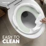 Jool Baby Potty Training Seat for Boys and Girls With Handles, Fits Round & Oval Toilets, Non-Slip with Splash Guard, Includes Free Storage Hook (Sage)