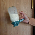 Willow - Glass Breastmilk Pitcher - Dishwasher Safe - 32oz Capacity - Wide Mouth Jar for Easy Transfer & Cleaning - Easy Pour Spout into Bottles or Breast Milk Storage Bags - Breastfeeding Essentials