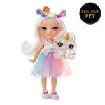 Rainbow High Littles – Opal Raine, Rainbow 5.5" Posable Small Doll with Purse, Magical Pet Unicorn, Girls Toy Gift, Kids Ages 4-12 Years