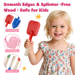 CUTE STONE Kids Gardening Tool Set, Pink Wheelbarrow with Garden Toys with Watering Can, Gloves, Hand Rake, Shovel, Trowel, Outdoor/Indoor Pretend Play Toys for Toddlers Boys Girls Age 3+