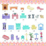 Princess Doll Houses,Dollhouse with 4-Story 11 Rooms,Doll House Playset with 4 Dolls 2 Pet,Playhouse Accessories and Furniture,Play Houses for Girls Ages 3 4 5 6 7 8 9 10 Year Old Toy Gift