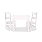 Melissa & Doug Wooden Kids Table & Chairs Set, Montessori, Homeschool Classroom Must Haves, Bedroom Furniture for Boys & Girls 3+
