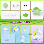 Air Dry Clay 24 Colors, Modeling Clay for Kids, DIY Molding Magic Clay, Gift for Kids Boys Girls