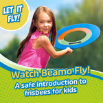 Toysmith Mini Beamo 16" Flying Hoop - Soft Catch Flying Disk - Color may vary